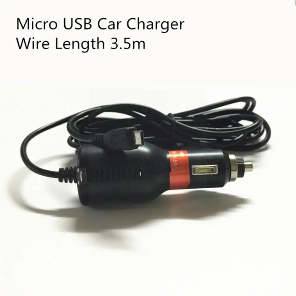 

12v-48v Universal Micro Usb Car Charger Power Cord Suitable For Driving Recorder Mobile Phone Tablet 3.5 M P0u3