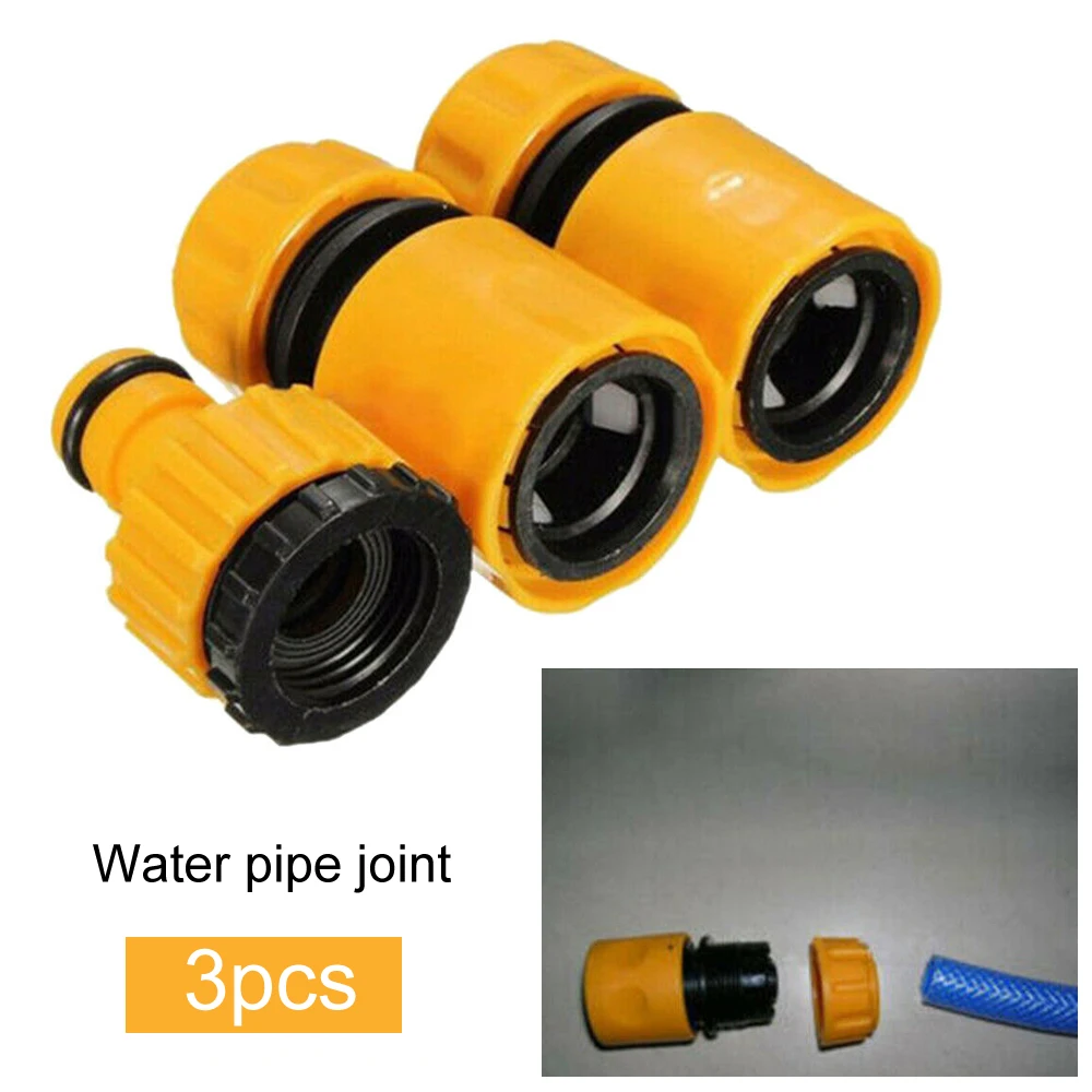 

3pcs/set Garden Water Guns Connectors Hose Fittings Irrigation System Car Wash Spray Gun Connector 1/2" 3/4'' Tap