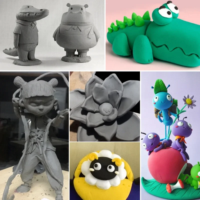 1500 г цветная мягкая глина ручной работы DIY кукла Модель Скульптура искусство