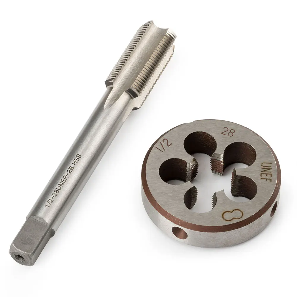 Новый набор пистолетных метчиков 1/2–28 + набор матриц (1/2 дюйма X 28) для метчика 9 мм, 223, 5,56, 22LR 1/2x28 + матрица для правой резьбы 1/2x28
