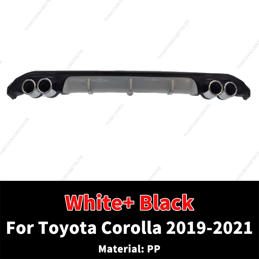 

Задний бампер, диффузор, модификация губ, защита, комплект кузова, спойлер, дефлектор, спортивный для Toyota Corolla 2019 2020 2021