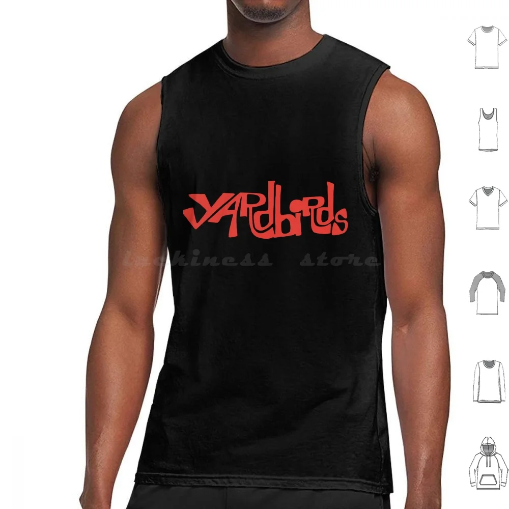 

Yardbirds Tank Tops Vest Sleeveless 60S 70S Roll Pasge Plant
