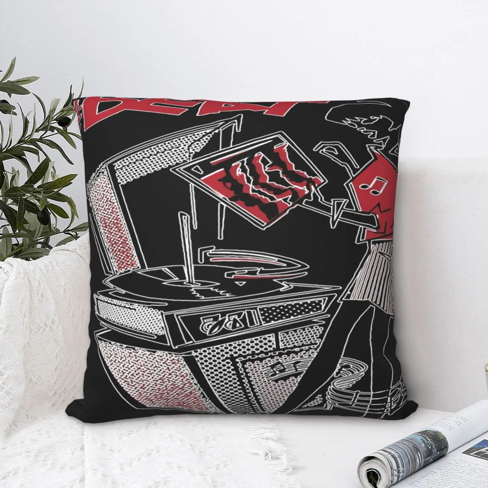 

Наволочка-подушка для детей, белая и черная декоративная подушка для детей