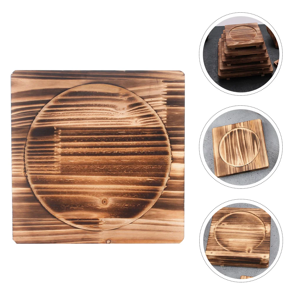 

Bowl Trivet Pot Wood Hot Stone Mat Wooden Casserole Tray Holder Placemat Dolsot Pads Base Trivets Bibimbap Dish Kitchen Korean