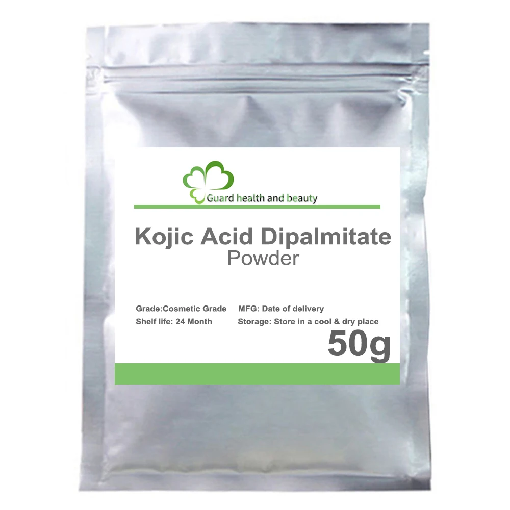 50-1000g High Quality Kojic Acid Dipalmitate Powder Cosmetic Raw Material Skin Whitening