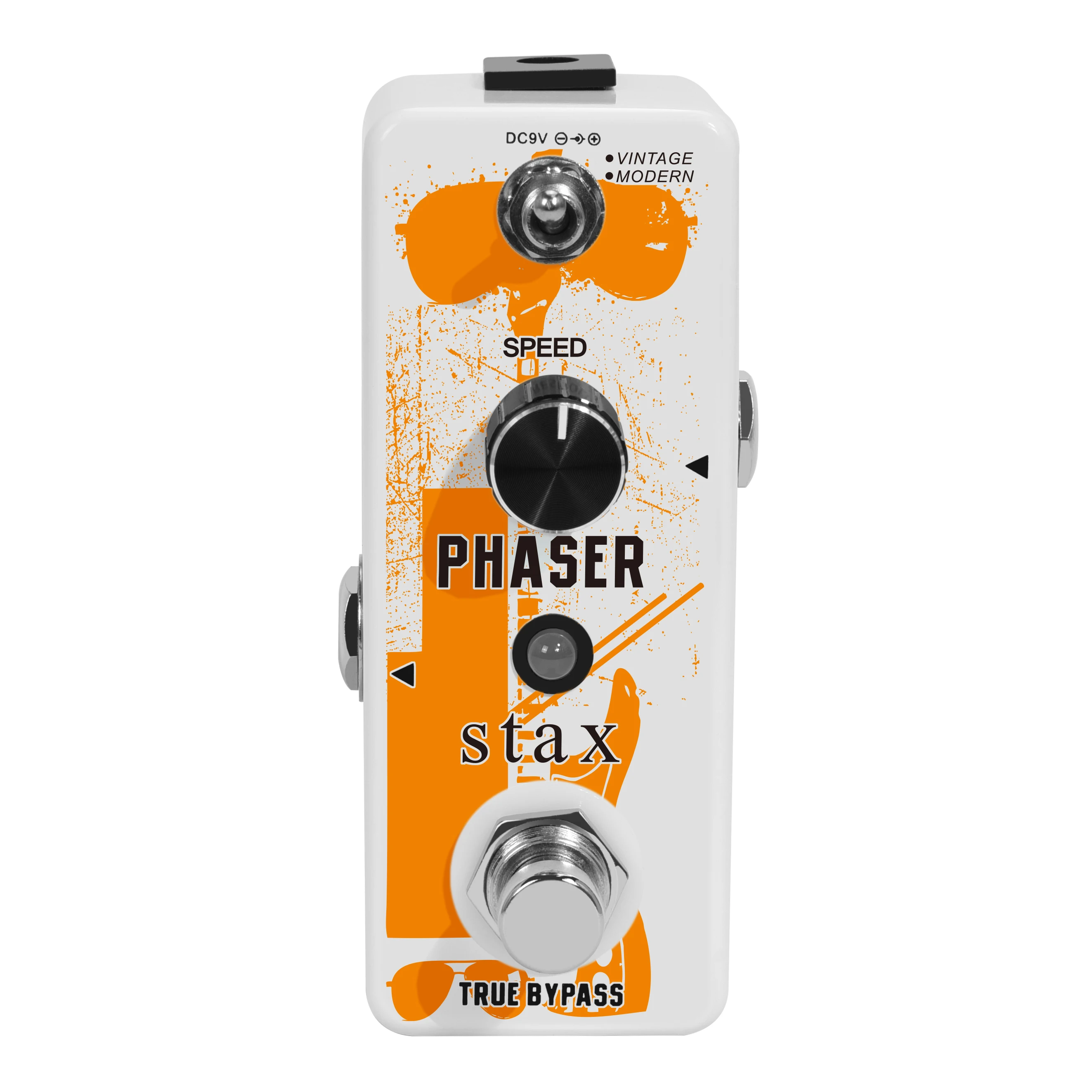 

Stax Guitar Phaser Pedal Analog Phase Effect Pedal For Electric Guitar Vintage & Modern Modes With Mini Size True Bypass LEF-313