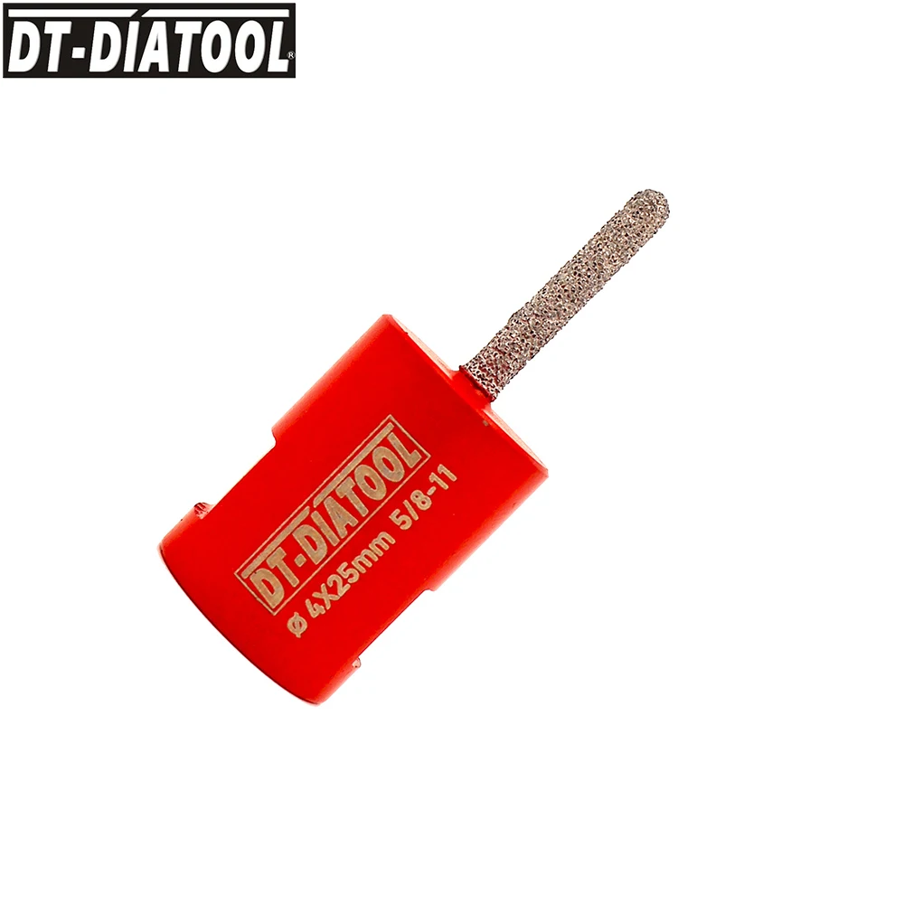 

Dia 4mm Diamond Coated Raking Milling Bits for Mortar Removal 5/8 Thread Vacuum Brazed Brick Milling Bit For Complex Process