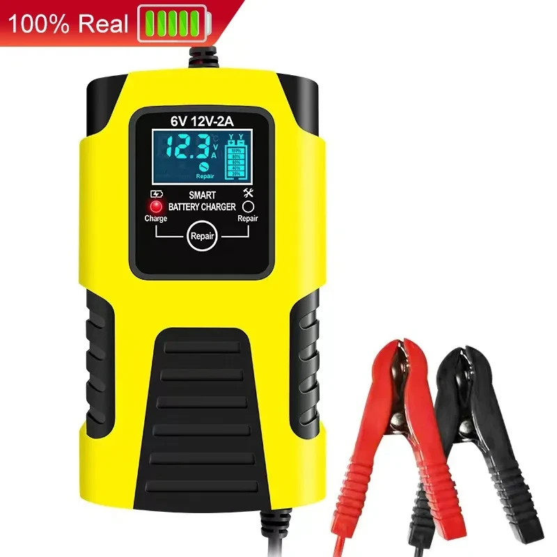 Зарядное устройство для аккумулятора мотоцикла 3-быстрое зарядное устройство для аккумуляторов 12 В, 24 В