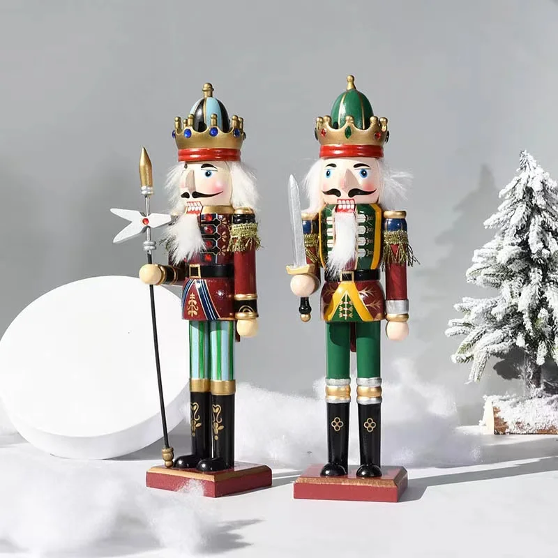 30 cm nutcracker puppet soldiers decoration to the hotel coffee shop furnishing articles furnishing articles Nordic household g