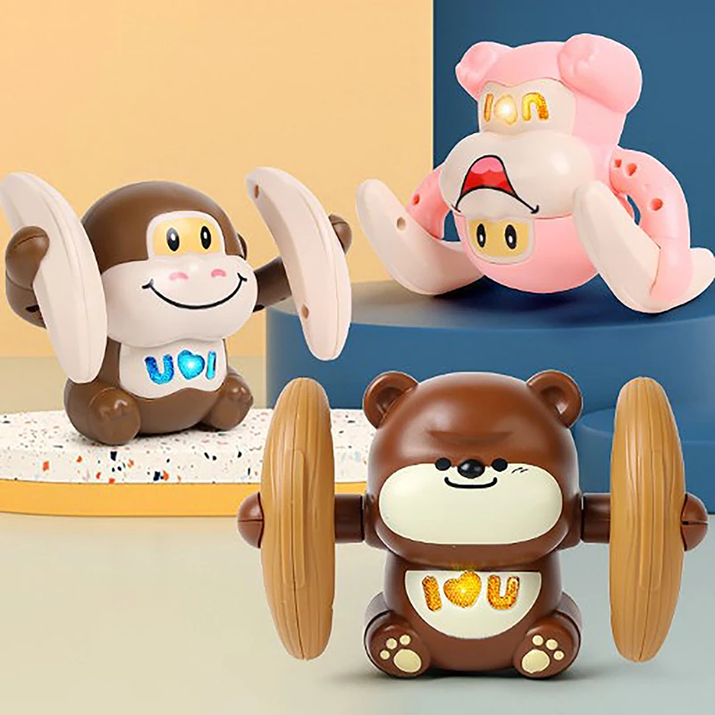 

Детские игрушки, электрическая забавная обезьянка с голосовым управлением, игрушки, электрическая обезьянка с акробатическим управлением звуком, Индукционная Игрушка