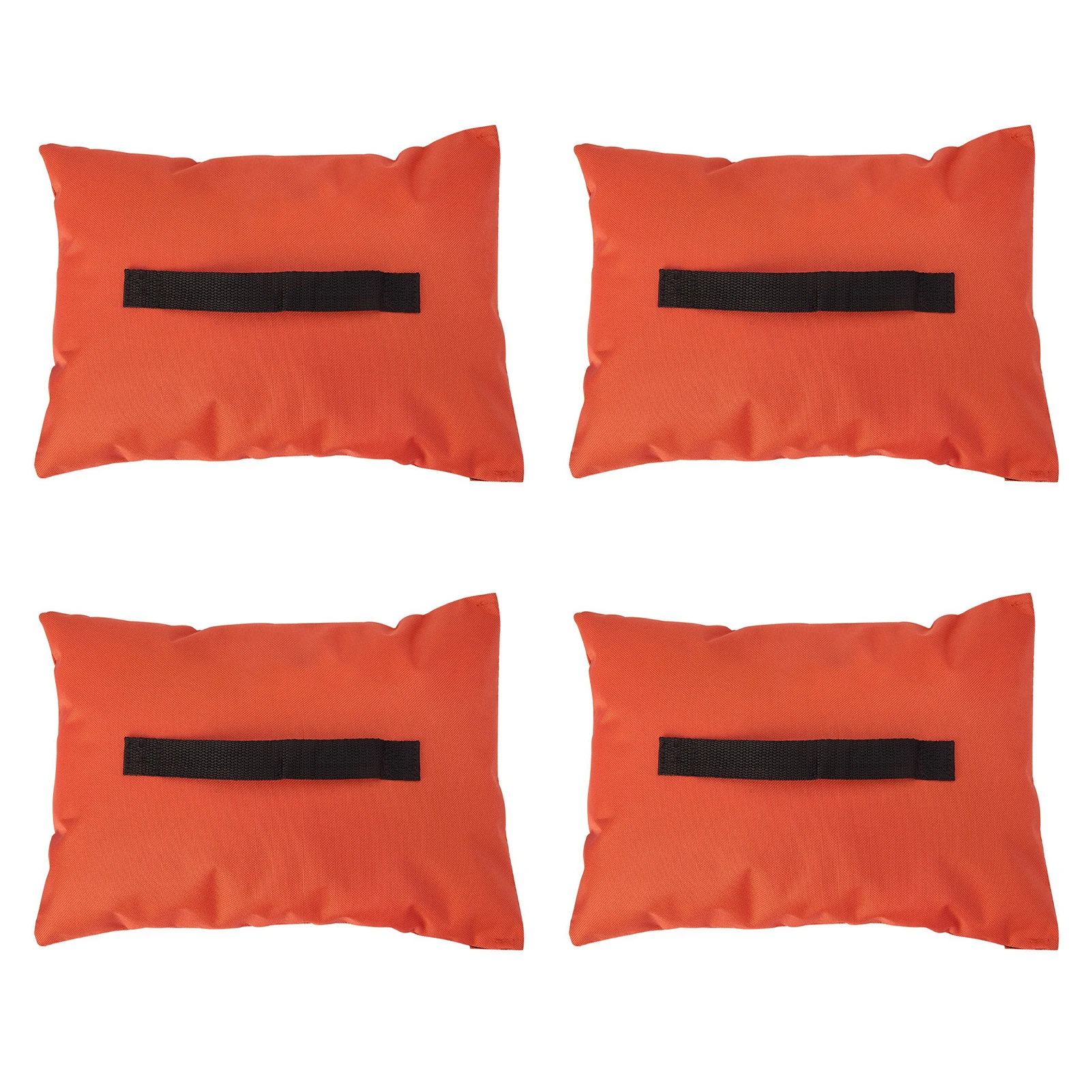 

4pcs Professional Training Oxford Fabric Baseball Nets Hockey Football Orange Weighted Sand Bag Fixing Outdoor Sports Golf