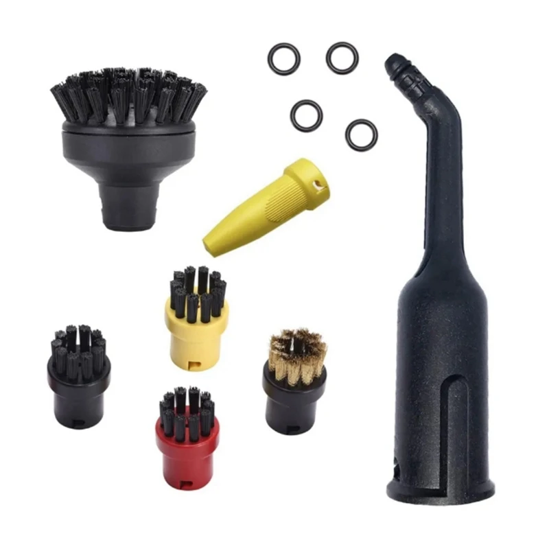 

Steam Cleaner Round Brush Power Nozzle Head O Ring For Karcher SC1/SC2/SC3/SC4/SC5 Steam Cleaner Slit Scrape Brush