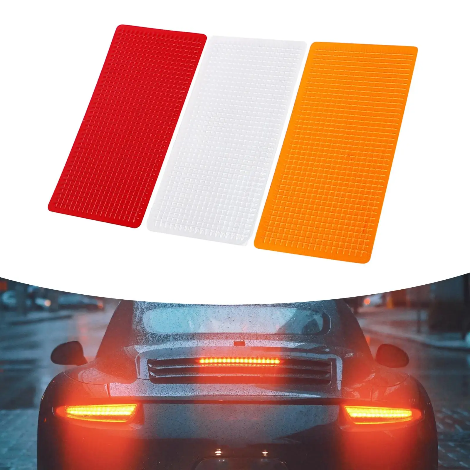 

3 Pieces Auto Lens Tail Light Repair Kit Headlight Repairing Tool 3 Colors
