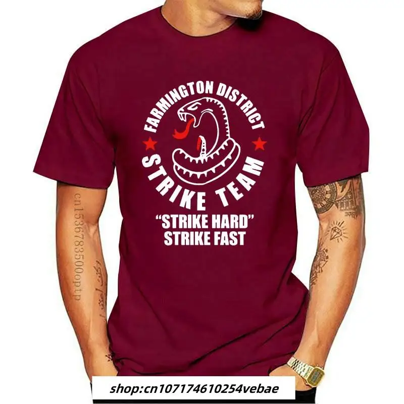 

Mens Clothing The Shield Strike Team Vic Makey TV Series T Shirt Design Tshirt Tee Shirt
