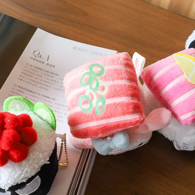 Sushi Sanrio плюшевый брелок кукла милый Hello Kitty школьная сумка очаровательная мелодия