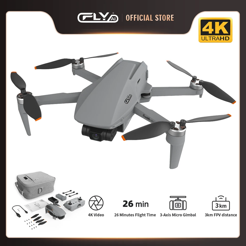 

FAITH MINI Drone 4K Professional GPS HD Camera 3-Axis Gimbal RC Quadcopter 4KM FPV 26min Flight 249g Aircraft