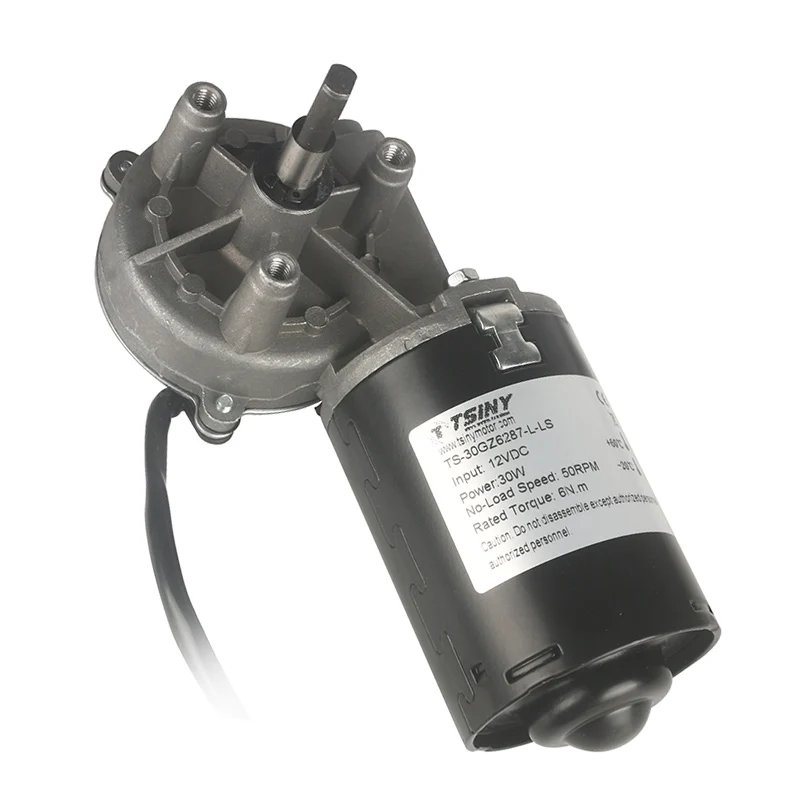 

Червячный редукторный двигатель 30 Вт, 50 об/мин DC 12В/24В