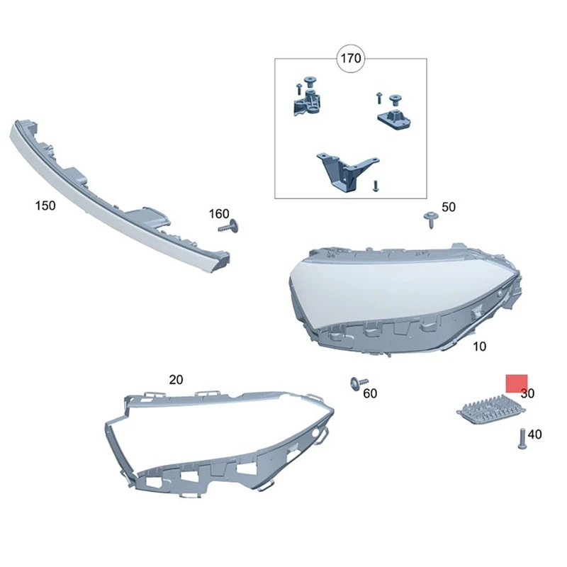 

1 пара, задние фары Mercedes-Benz W167 W177 W205 W253 C118 C238