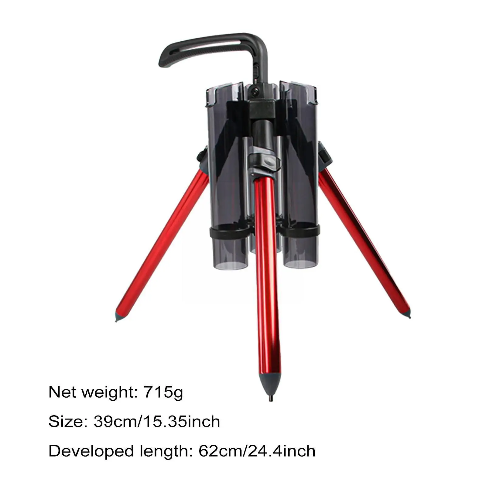 

Presso Rod Stand 530 Fishing Rod Bracket Tripod Stand Outdoor Fishing Rod Accessories Support Folding Fishing Portable Q5i9