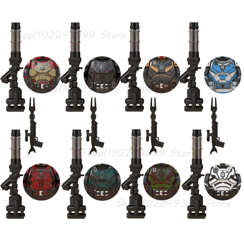 Игрушка-конструктор WM6094, в стиле аниме, экшен-фигурки персонажей мультфильма Диснея