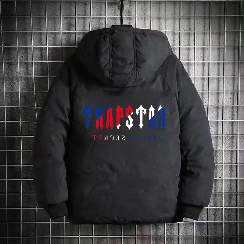 Trapstar London Oversized Down Jacket Men Brand High Quality Flight Suit Jacket Waterproof Cotton Clothing Casual Trapstar Coat