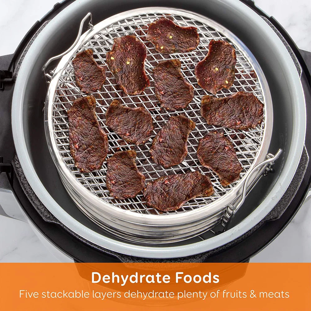 

Bbq Accessories Grill 5-Layer Can Food Dehydrator Rack Cooker Bracket Food 304