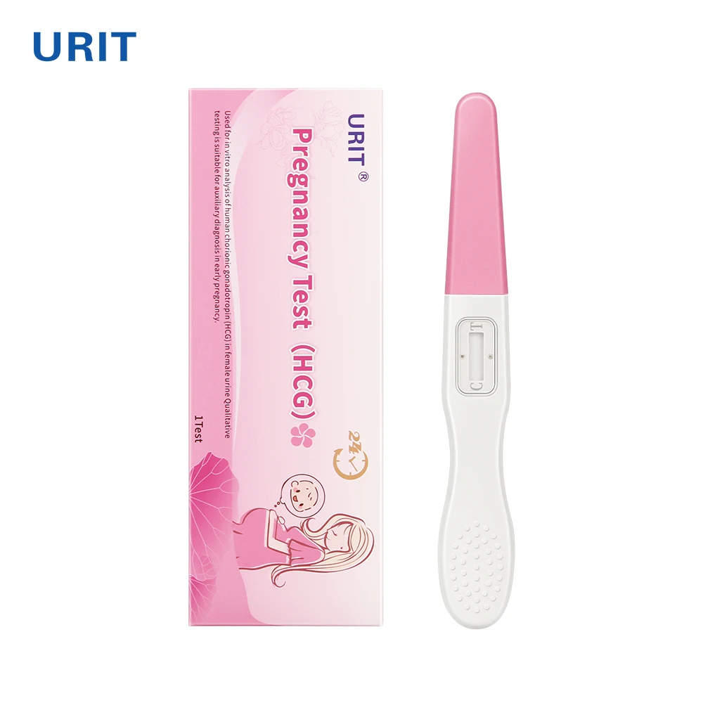 

10PCS Early Pregnancy HCG Urine Test Kit Ome Private Rapid LH Female Pregnant Midstream Test Stick Pen For Women 99% Accuracy