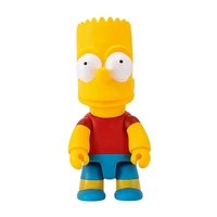 25cm american classic anime the simpsons model bart simpson action figure pvc toy demon son collectible toy