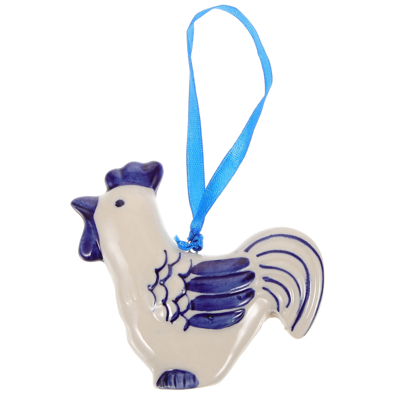 

Car Decoration Rear View Mirror Hanging Accessories Decorations Rooster Pendant Ceramics Party Favors Men