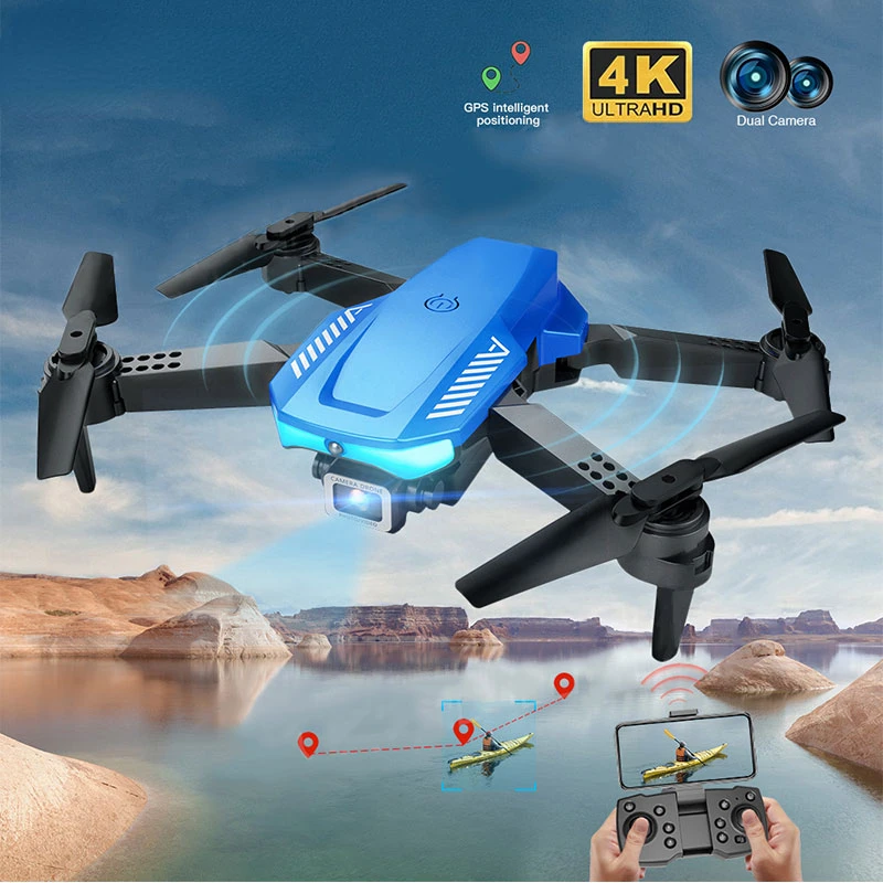 

2022 Новый мини-Дрон 4K Профессиональная HD-камера трехсторонний препятствия складной Квадрокоптер RC вертолет игрушки для мальчиков