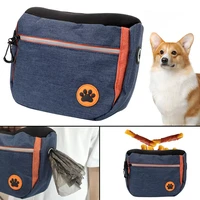 dog treat bag pet training pouch handbag for treats multi use large capacity outdoor puppy snack bags diagonal waist pocket