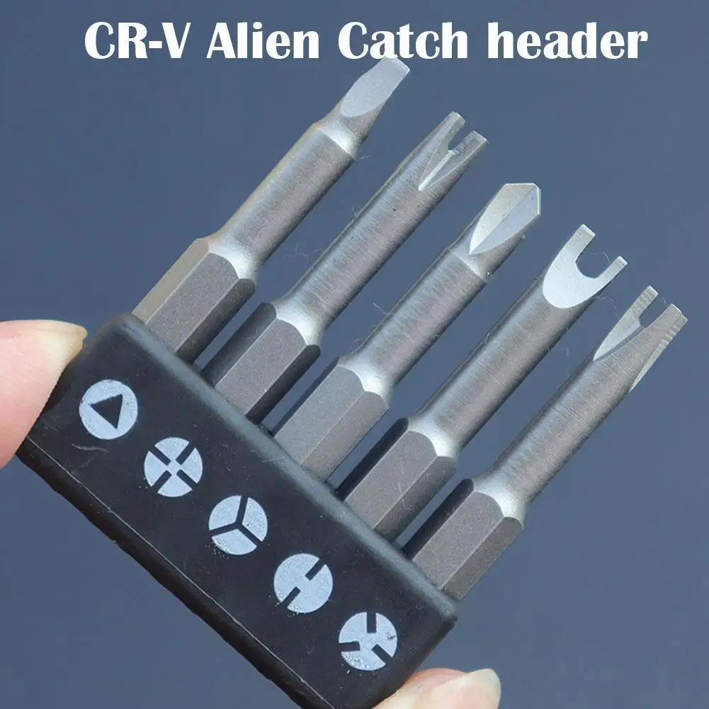 

5 шт. 50 мм Набор отверток особой формы U-образный Y-образный Крест Треугольник новые точки отвертка форма внутренний инструмент три U9N5