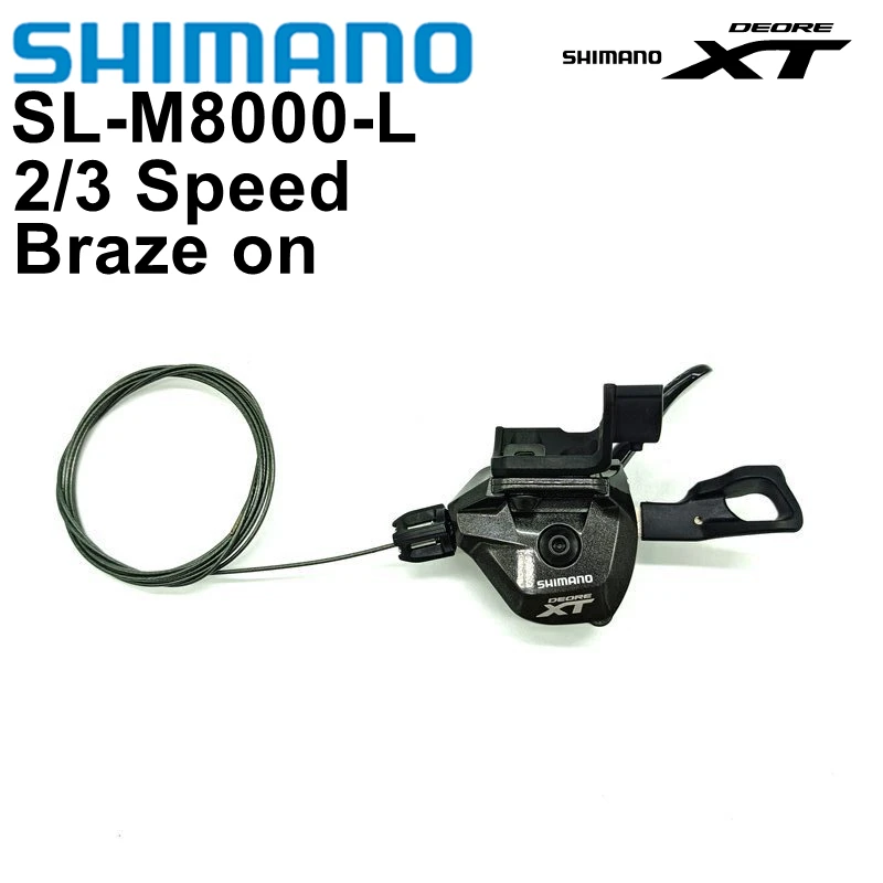 

Shimano Deore XT M8000 Shifter RAPIDFIRE Plus SL-M8000 Shift Lever 2x11S 3x11S SL M8000 Shifter Lever 22/33 Speed Braze on 11v