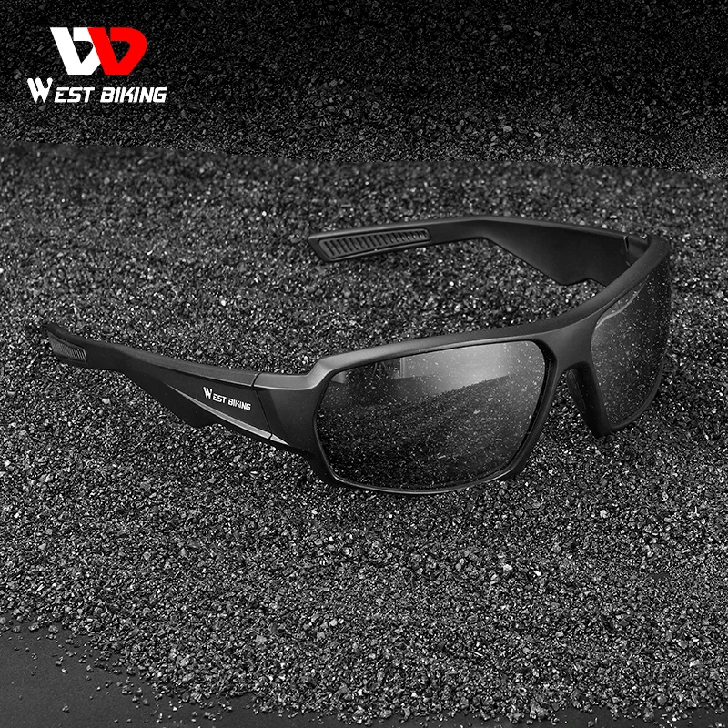 

WEST BIKING HD Polarized Cycling Sunglasses UV400 Protection MTB Road Bike Eyewear Men Outdoor Sport Bicycle Fishing Glasses
