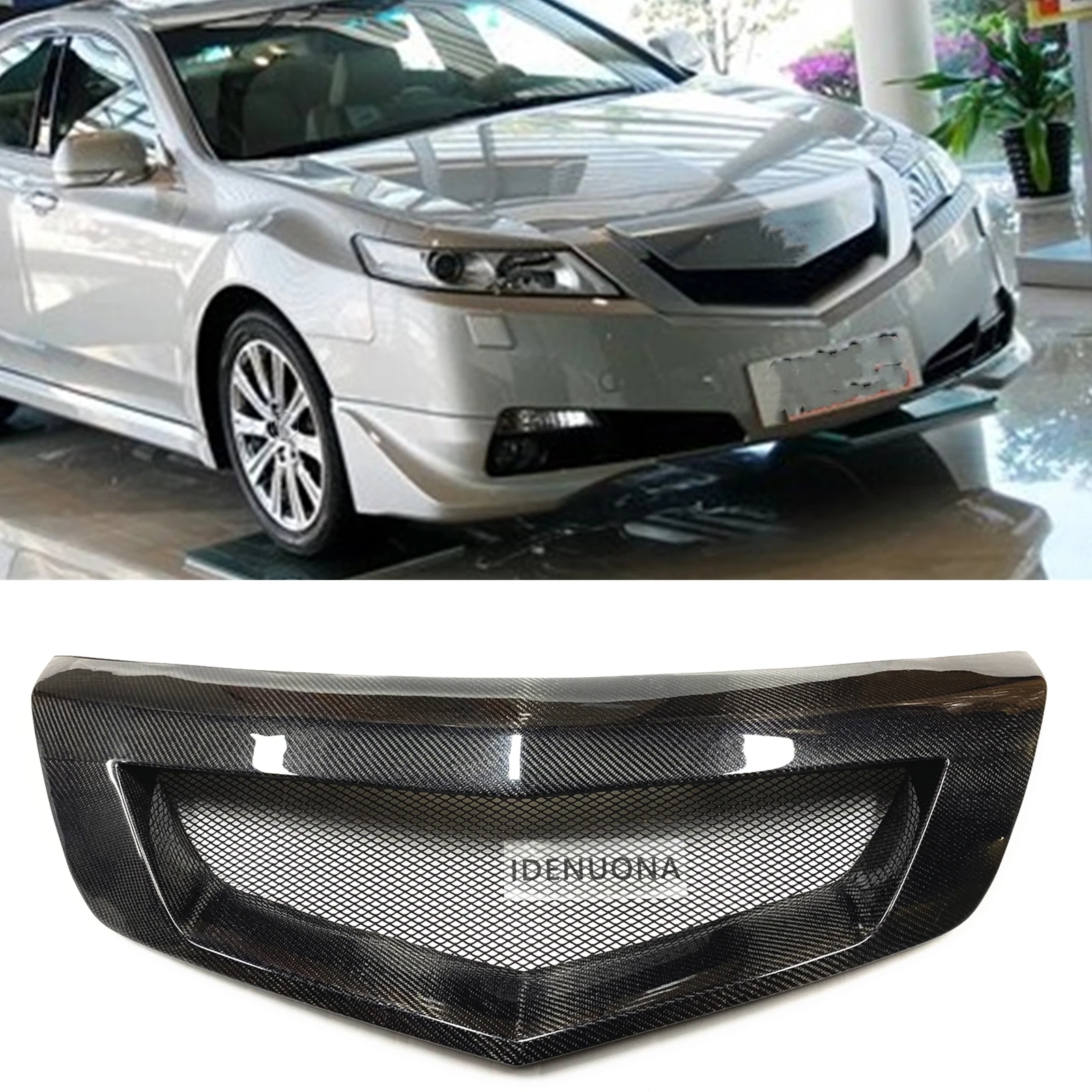 

Решетка Передняя из углеродного волокна для седана Acura TL 2009-2011, 4 двери