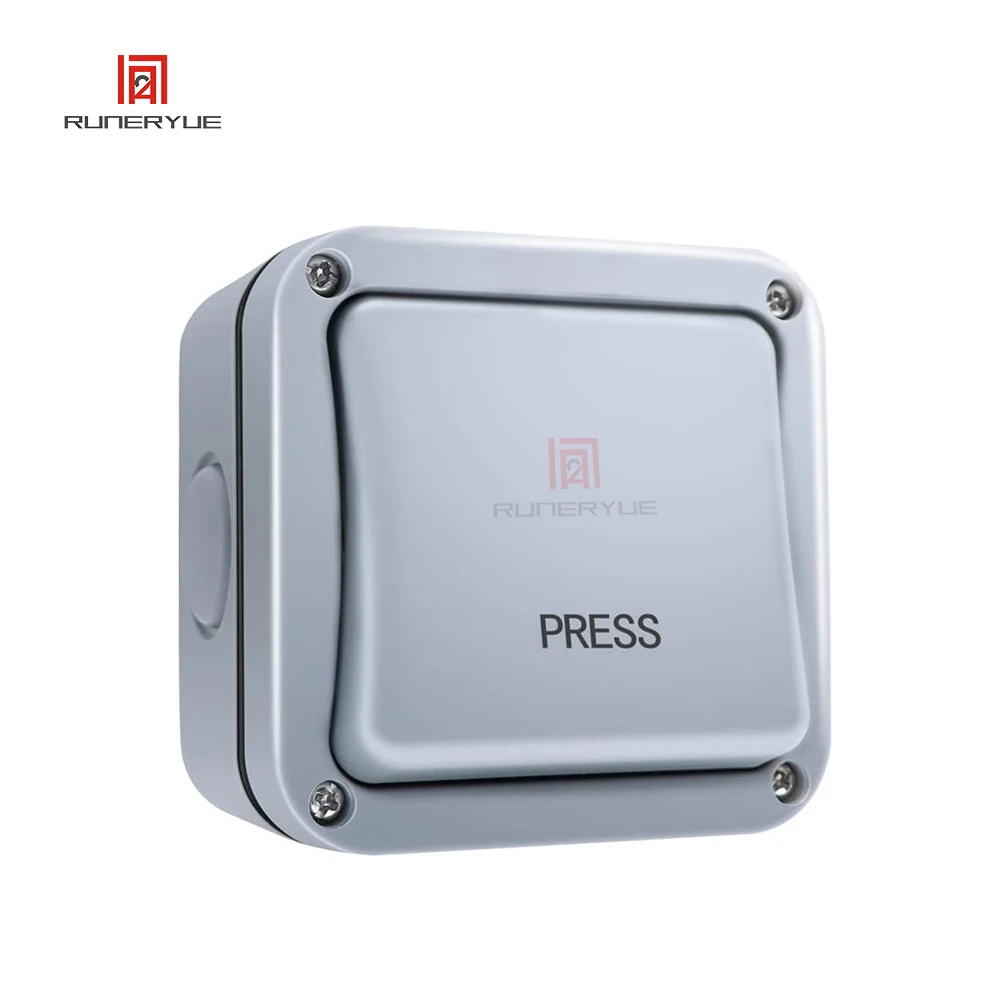 Кнопка выхода TC148, водонепроницаемый настенный кнопочный переключатель IP66 для автоматического открывания ворот