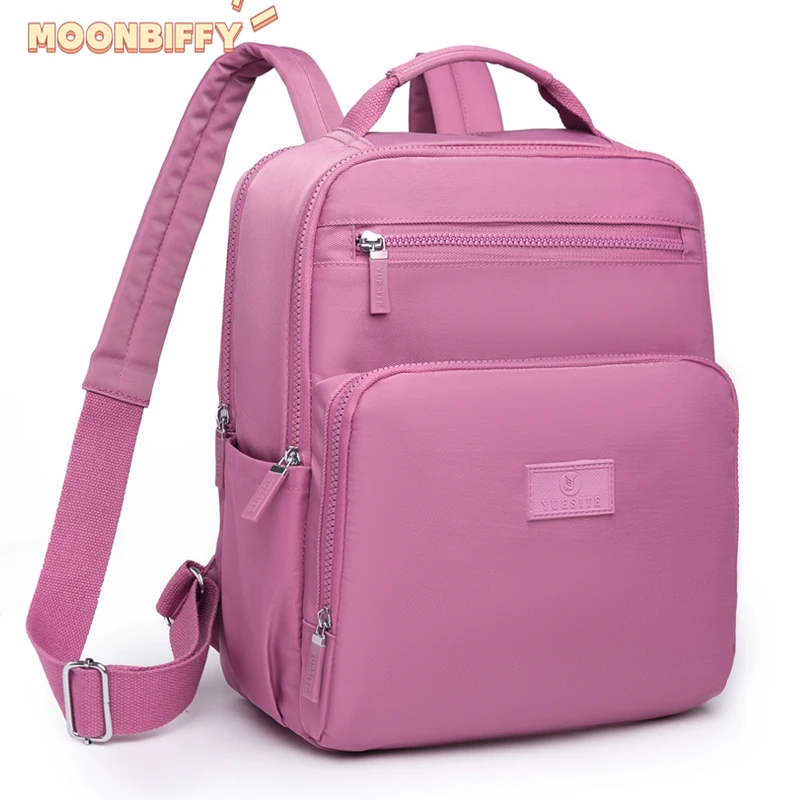 

2023 Large Capacity Women Backpack School Teenagers Laptop Daypacks Nylon Bag Rucksack Girls Female Hiking Backpack 8 Colors