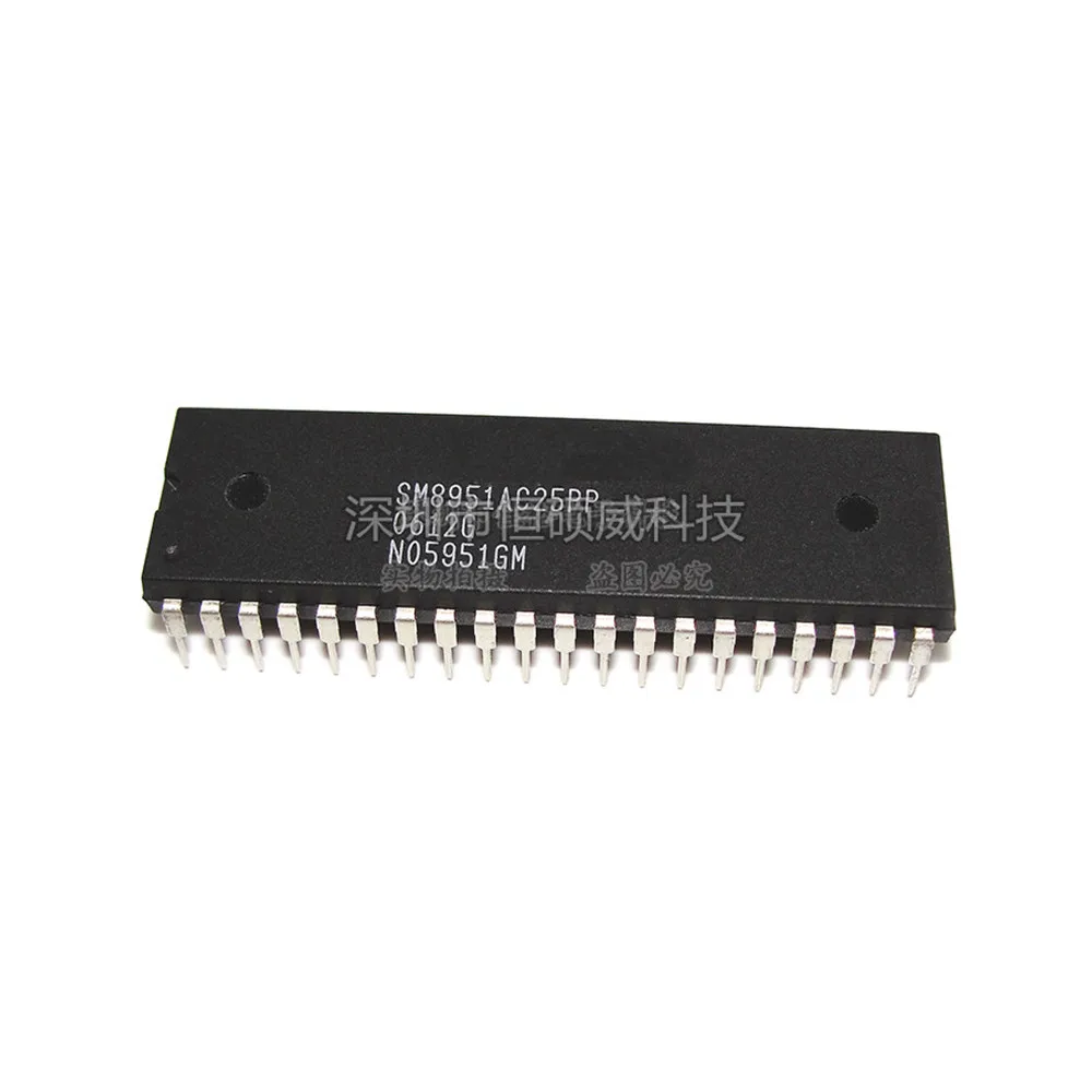 

10PCS SM8951AC25PP DIP-40 4/8KBflash