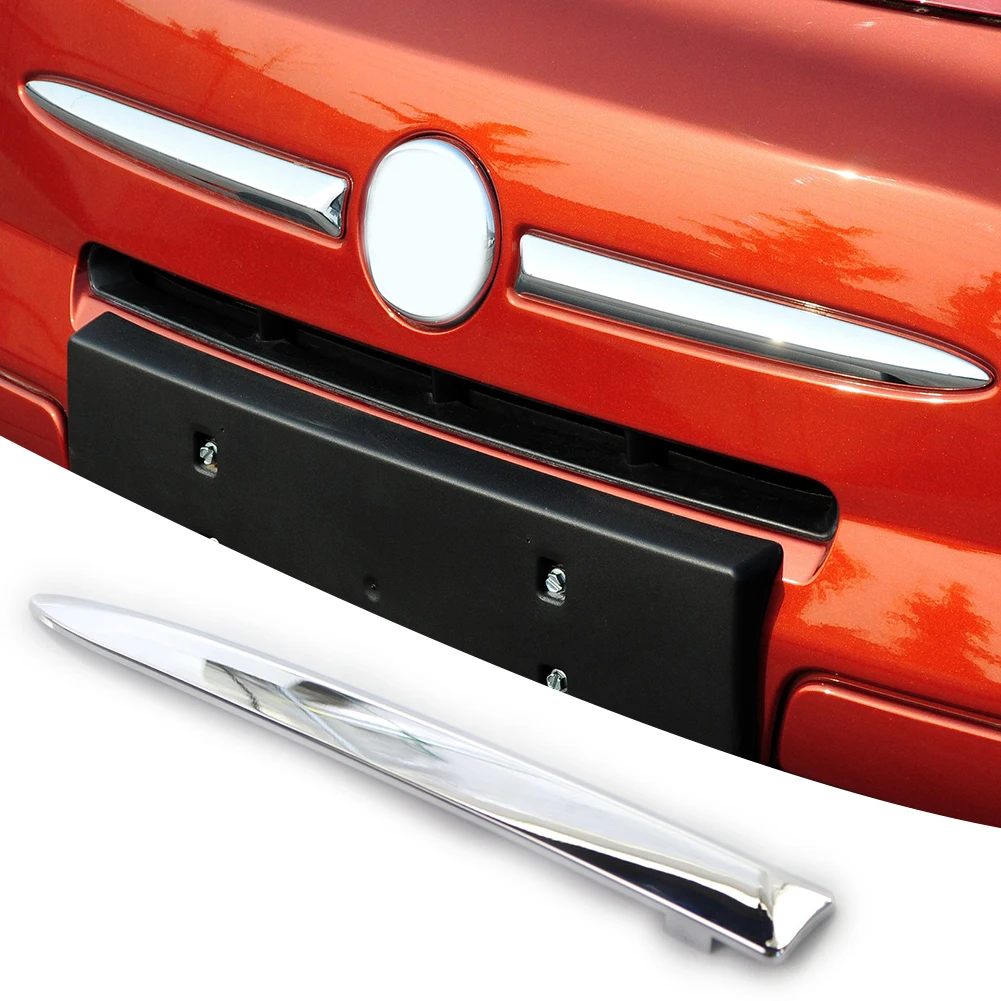 

Front Bumper Upper Moulding Chrome Trim Automobiles Car Front Left Bumper Upper Trim for FIAT 500 07-15 73545504 Left Side