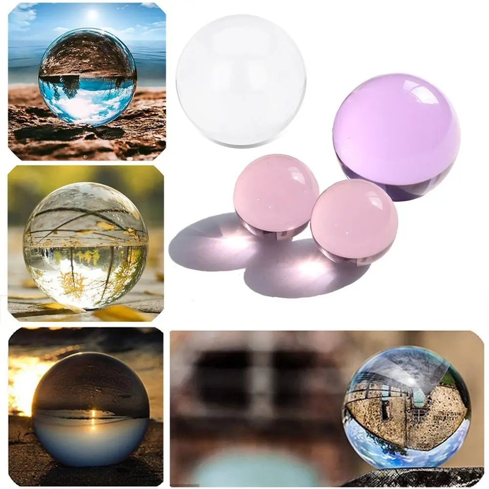 

Natural Pink Amethyst Quartz Stone Sphere Crystal Fluorite Ball Healing Gemstone