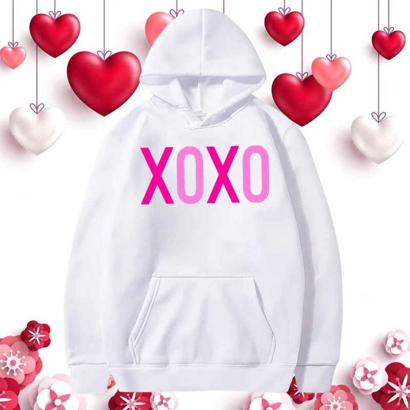 

Printed hoodie women's fashion Harajuku sweater spring and autumn couple personality loose hooded sweater