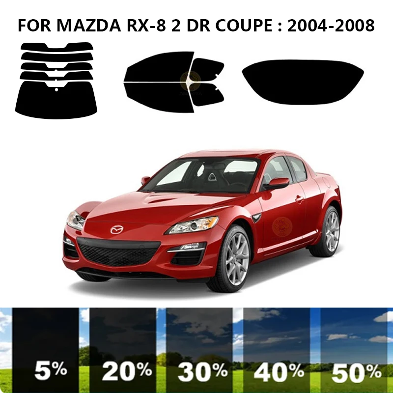 

Нанокерамическая Автомобильная УФ-пленка Precut для окон, автомобильная оконная пленка для MAZDA RX-8 2 DR COUPE 2004-2008