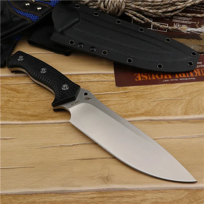 

Нож для фруктов Miller Bros.BIsdes, лезвие из стали A2, твердость 59-60HRC, рукоятка из черного G10, уличный Походный нож для самозащиты с футляром