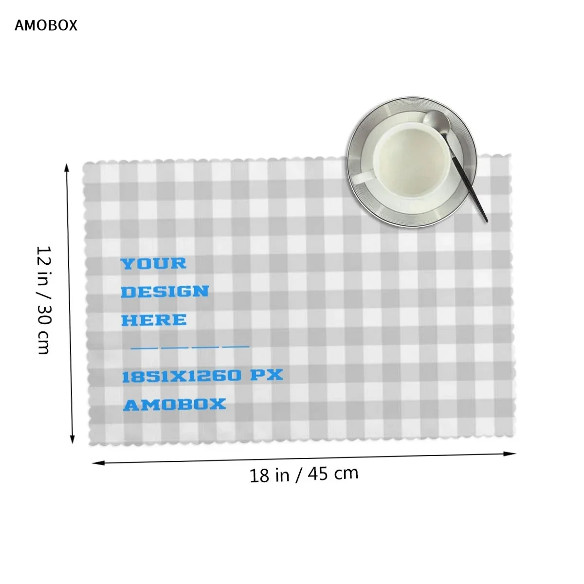 AMOBOX-Настраиваемые салфетки для обеденного стола термостойкие коврики