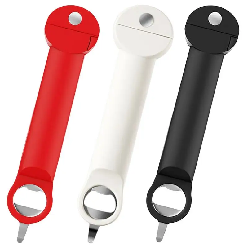 Регулируемая открывалка для бутылок выдвижная магнитная консервных банок