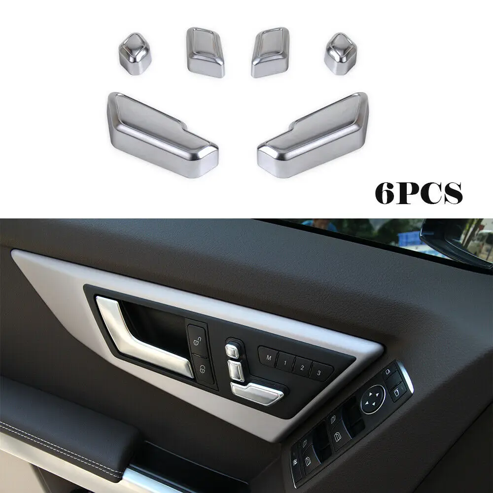 

Car Seat Adjust Button Cover Sticker For Mercedes Benz A B C E Class W204 W212 GLA X156 CLA C117 GLE W166 ML GL GLS ABS
