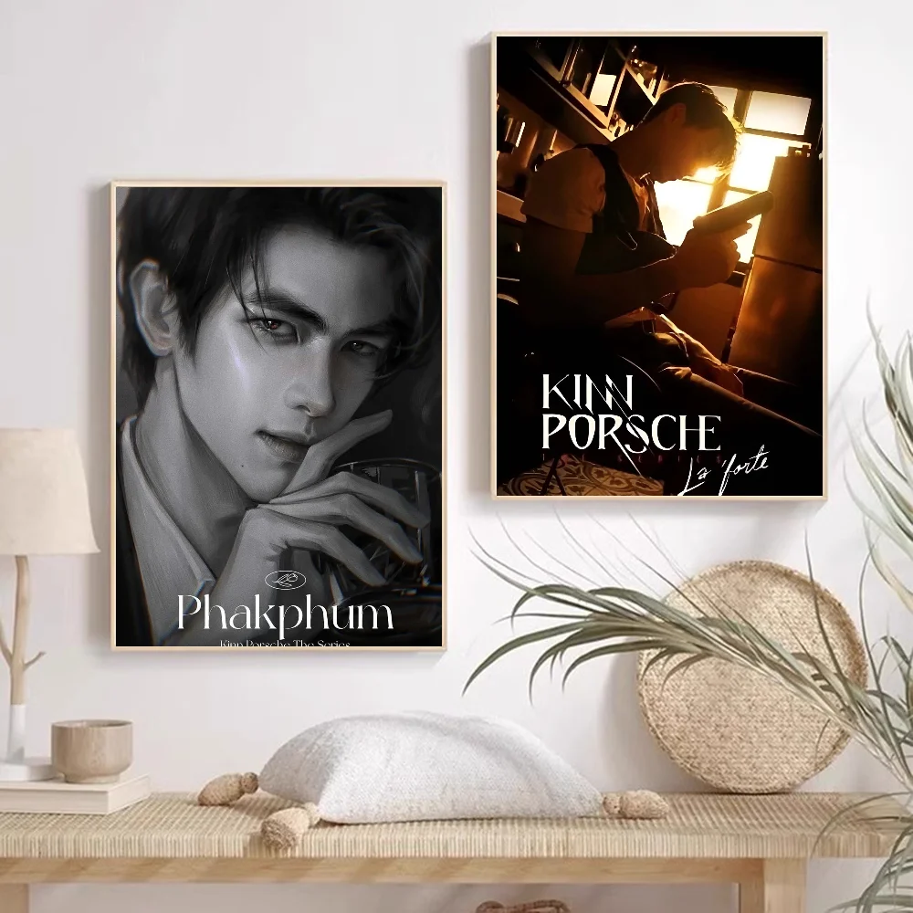 KinnPorsche The Series классические постеры с фильмами винтажные наклейки для декора