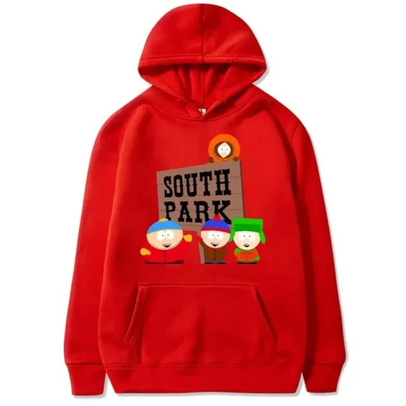 Толстовка С Мультяшным Принтом South Park Детская Повседневная Свободная Осенний