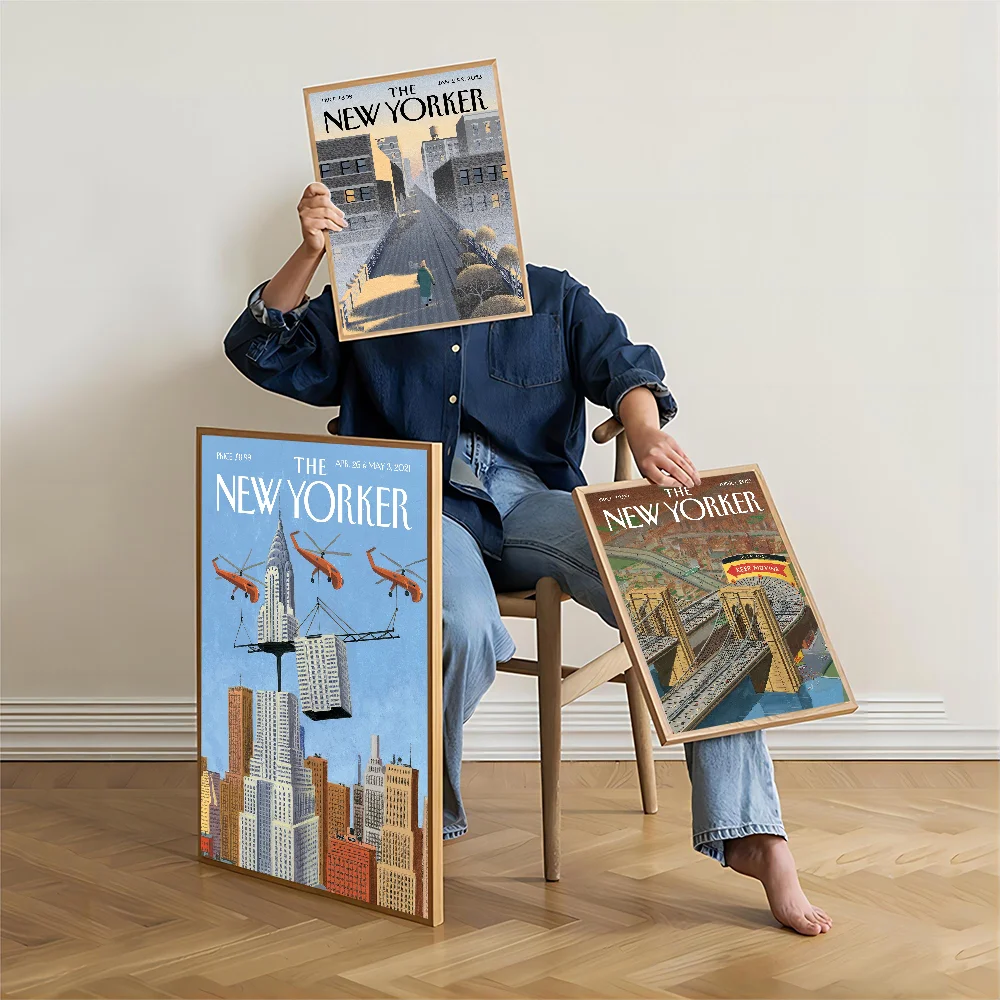 The New Yorker Magazine липкие постеры из бумаги