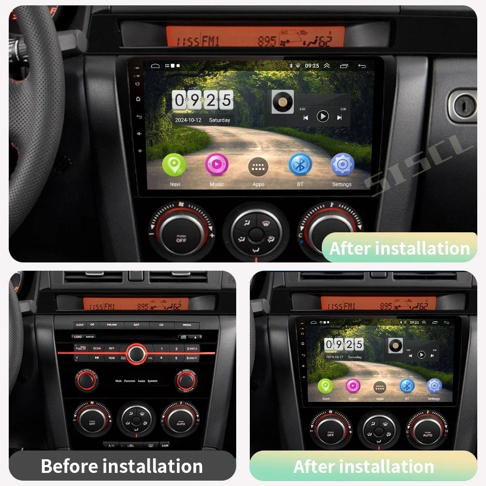 Для Mazda 3 2004-2013 maxx axela android 13 Автомобильный DVD GPS Радио Стерео 4G 64G WIFI Бесплатная карта